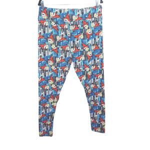 LuLaRoe Disney The Incredibles Women leggings Multicolor Dash Parr Superhero TC2